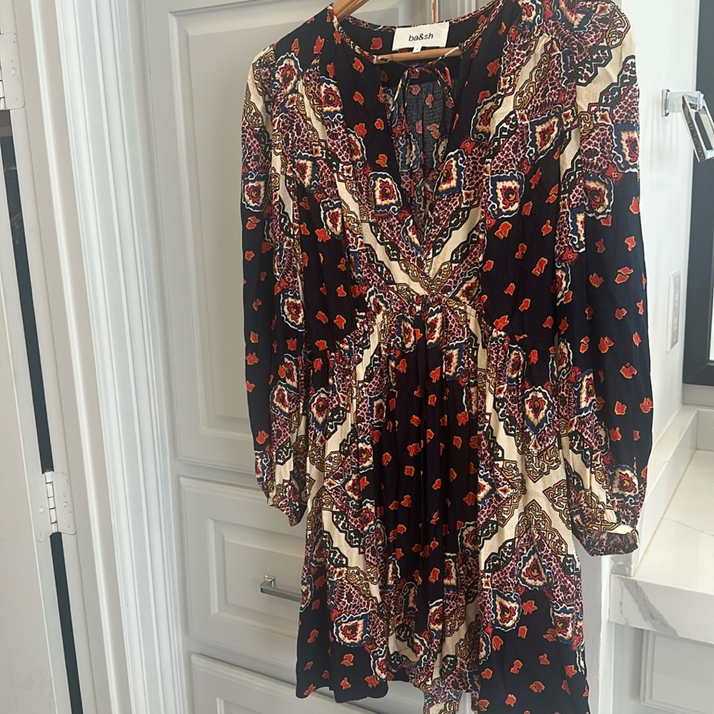 Ba&sh paisley mini dress
